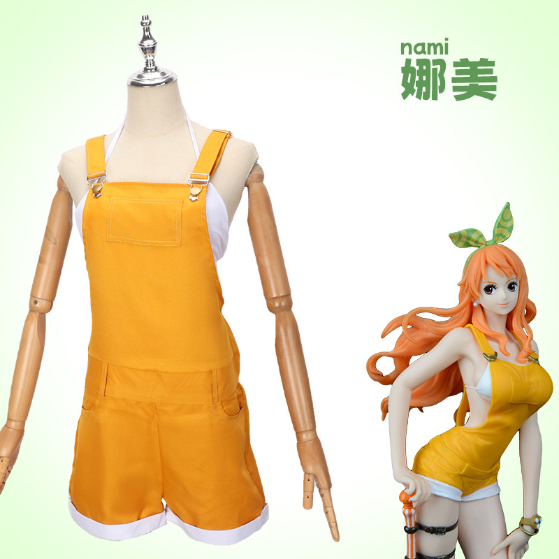 海贼王娜美cos服 草帽团航海王娜美 剧场版表演服cosplay万圣节服