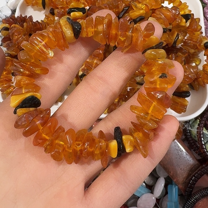玛瑙/玉髓合金珠宝半成品47号打包