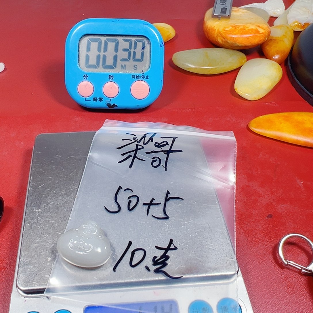 粱***哥和田玉（糖玉）未镶嵌颈饰