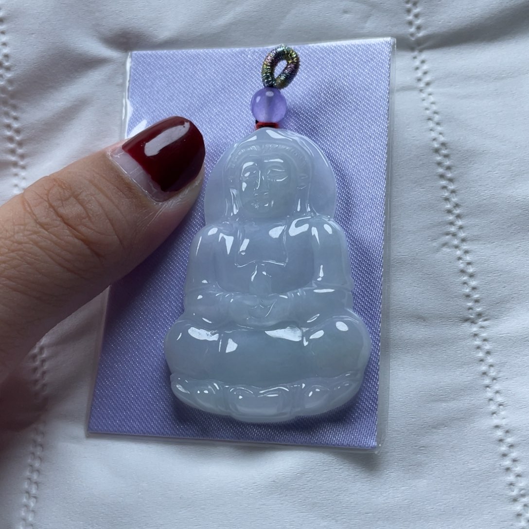 翡翠颈饰未镶嵌观音