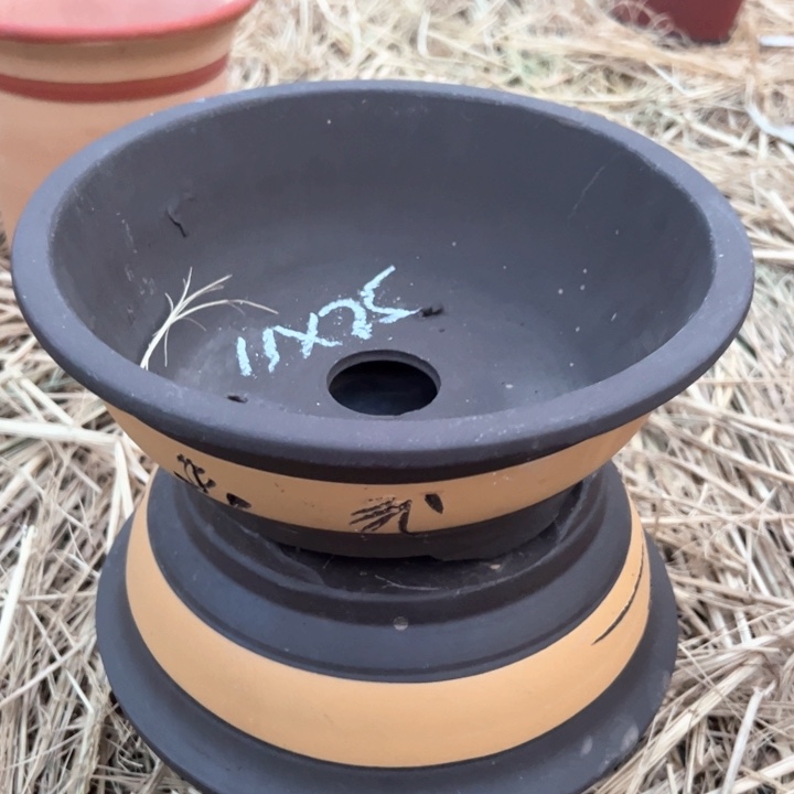 红陶紫砂碗盆口25