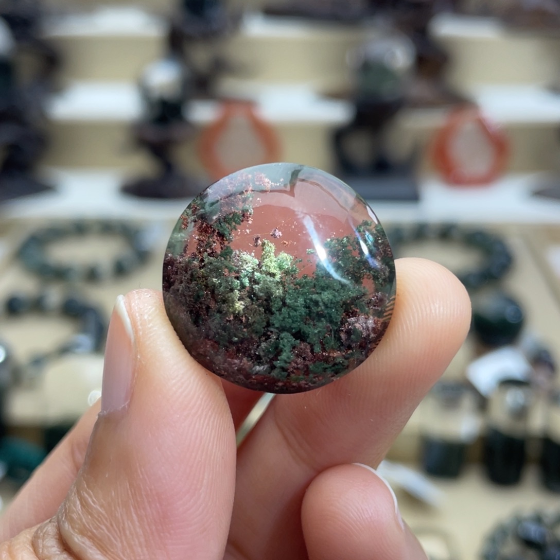 水晶颈饰未镶嵌彩幽灵吊坠