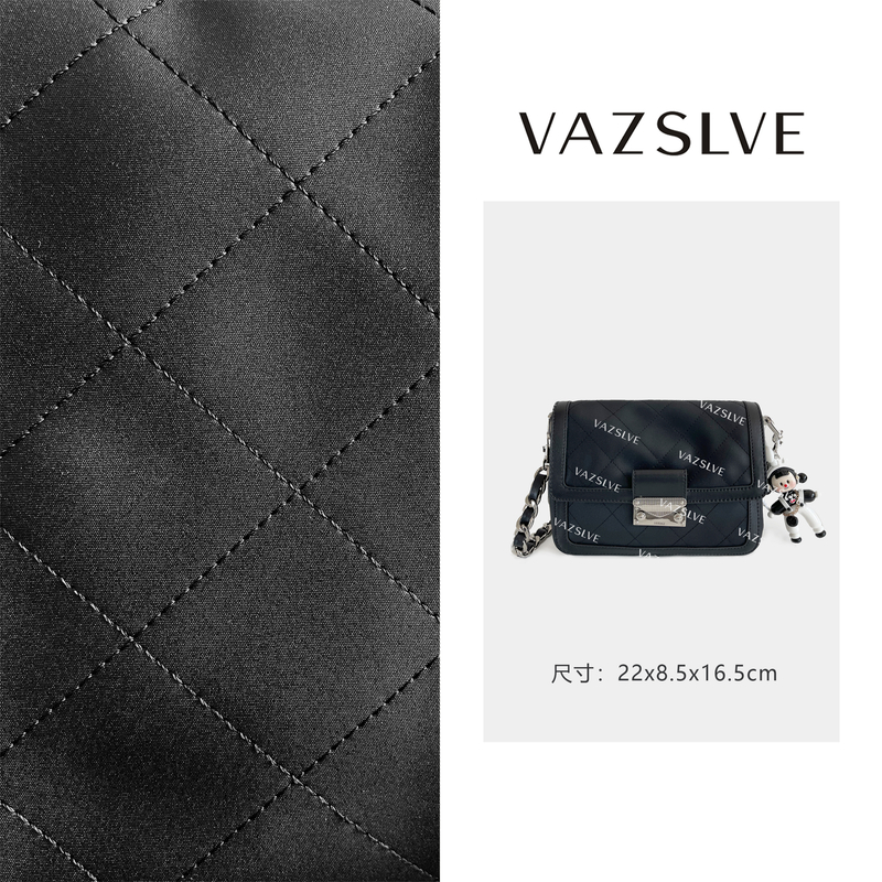 VAZSLVE/原创设计ZT-D7167-科技黑 春季新款轻奢小包