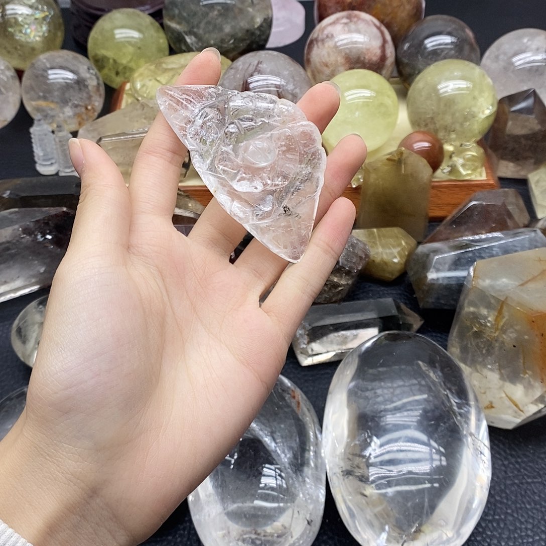 水晶未镶嵌珠宝半成品 7水晶石