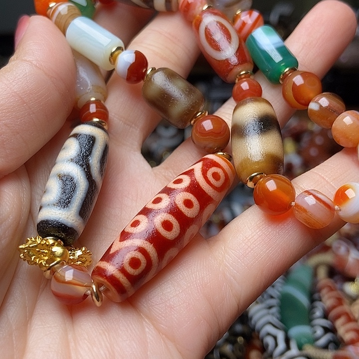 玛瑙/玉髓未镶嵌手链