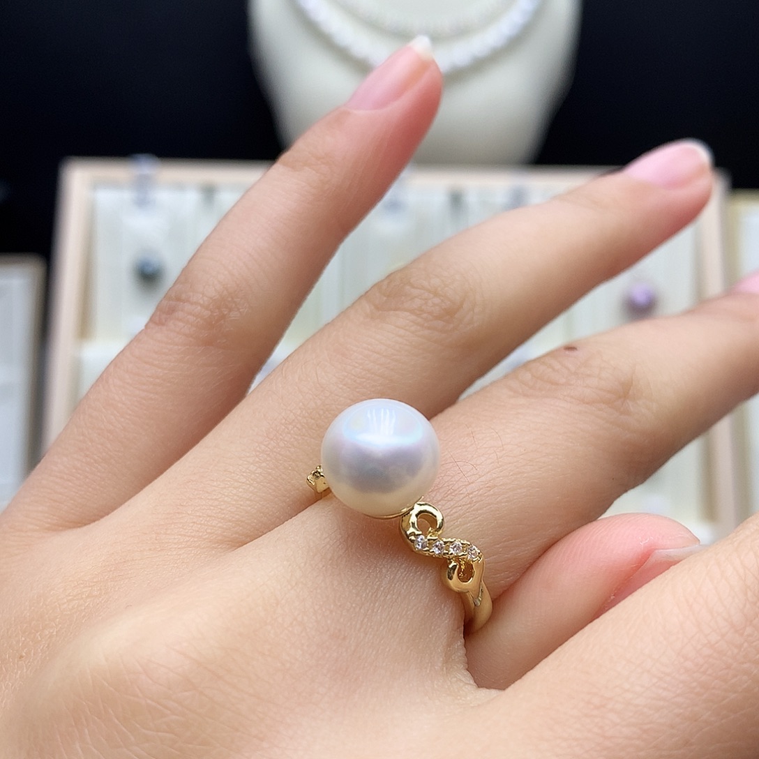 合金淡水珍珠颈饰