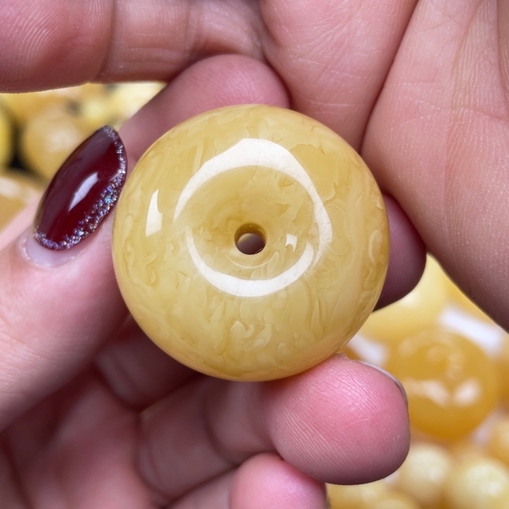 裸石蜜蜡未镶嵌蜜蜡平安扣重12