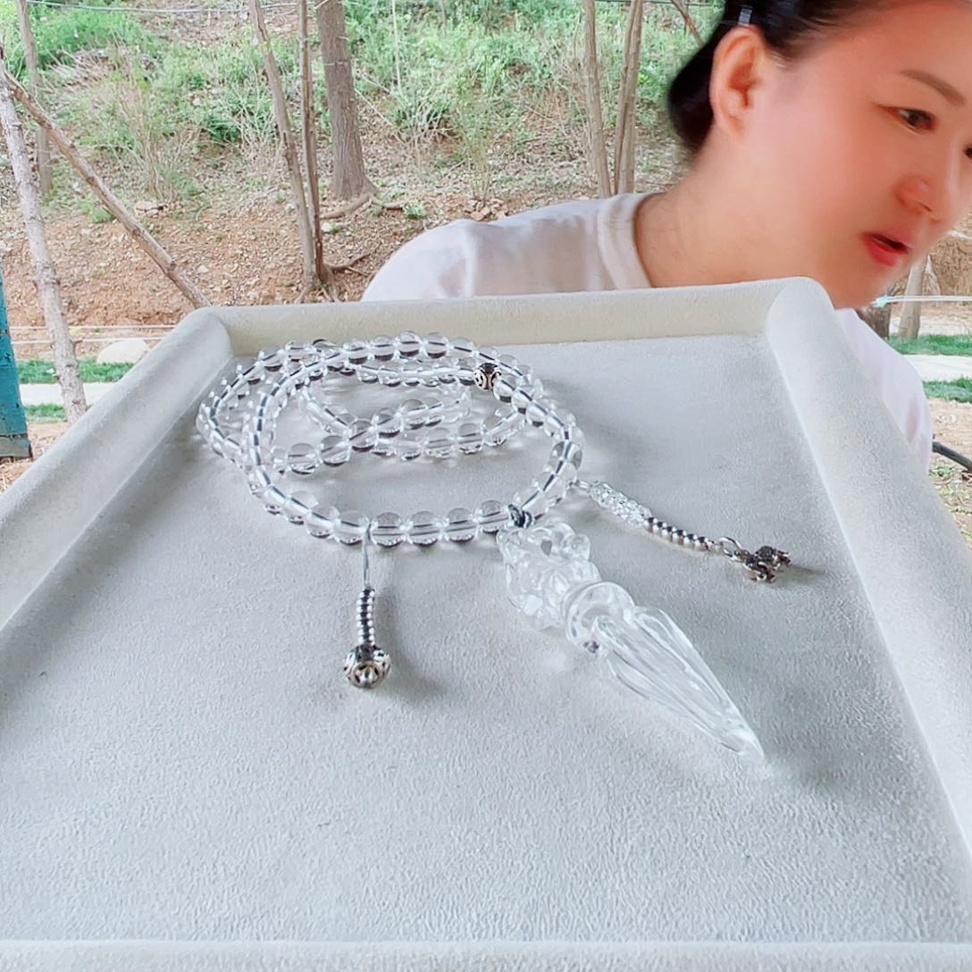 银S925镶嵌颈饰水晶水晶