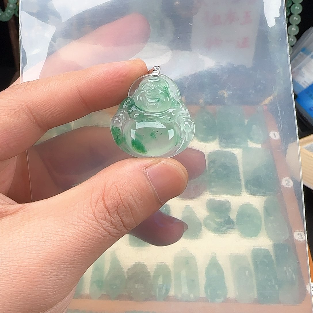 石英质玉颈饰银S925镶嵌