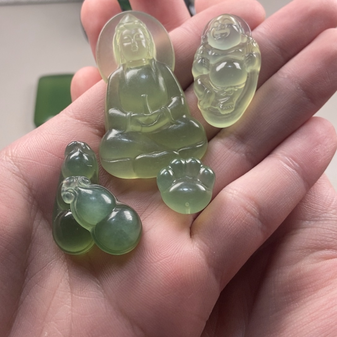 【闪购商品】蛇纹石玉岫玉未镶嵌