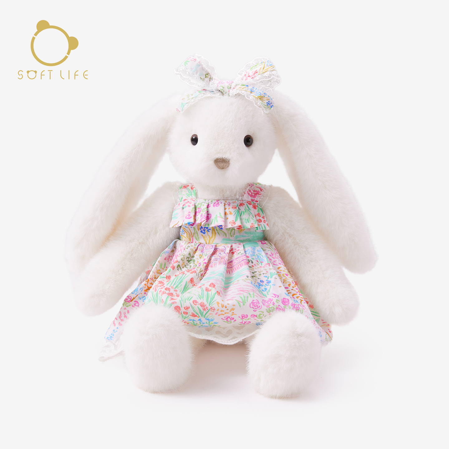 SOFT life兔子玩偶毛绒玩具娃娃公仔睡觉抱安抚陪伴女生生日礼物