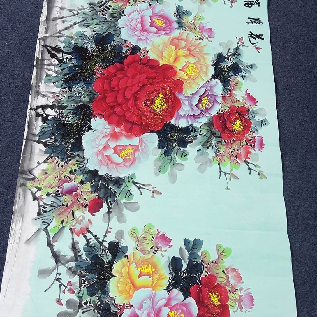 国画事事顺心如意万事如意万事