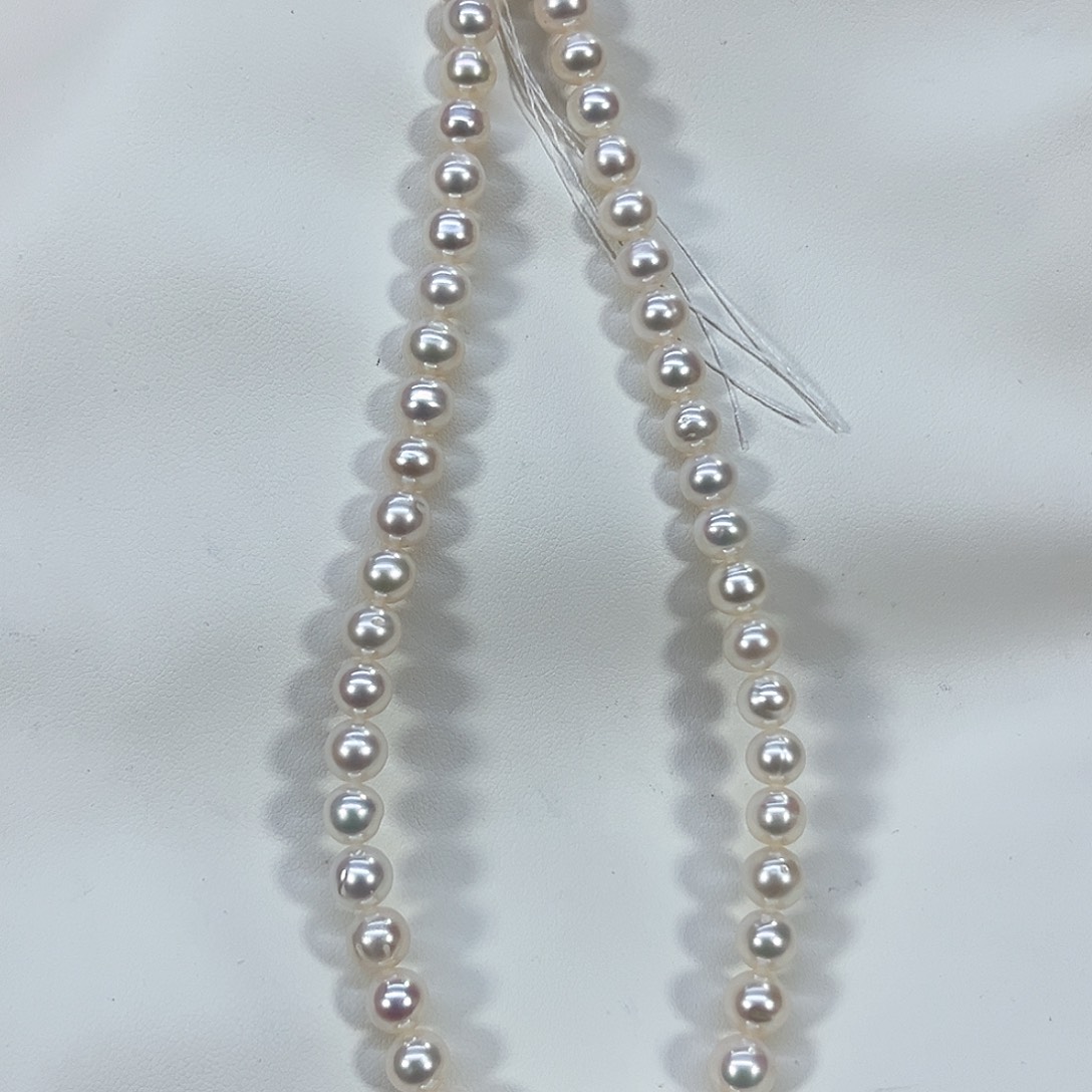 颈饰银S925镶嵌淡水珍珠