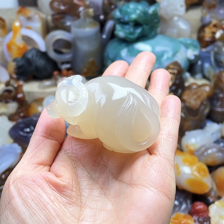 玛瑙/玉髓饰品未镶嵌东