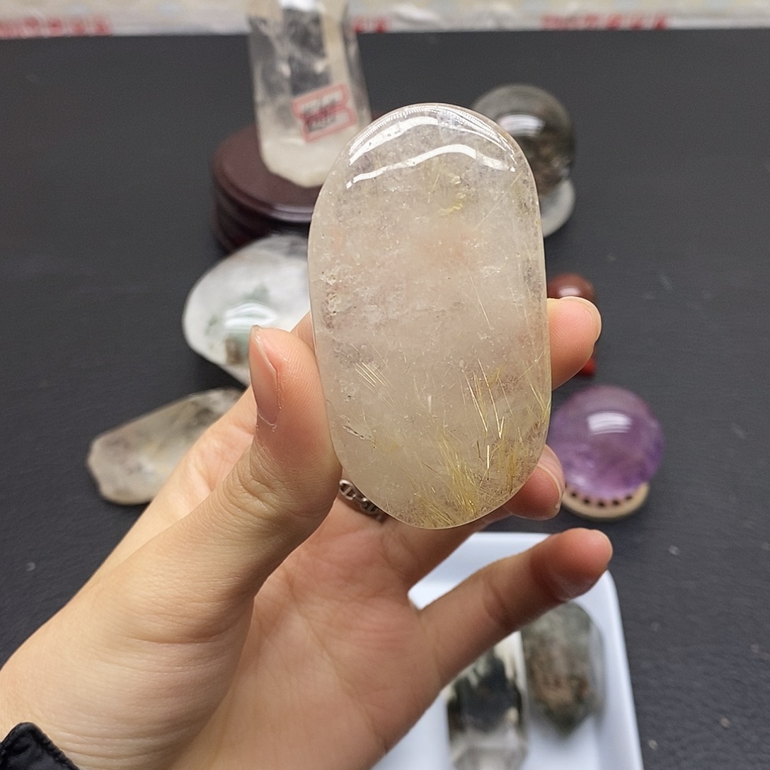 水晶未镶嵌珠宝半成品59水晶石