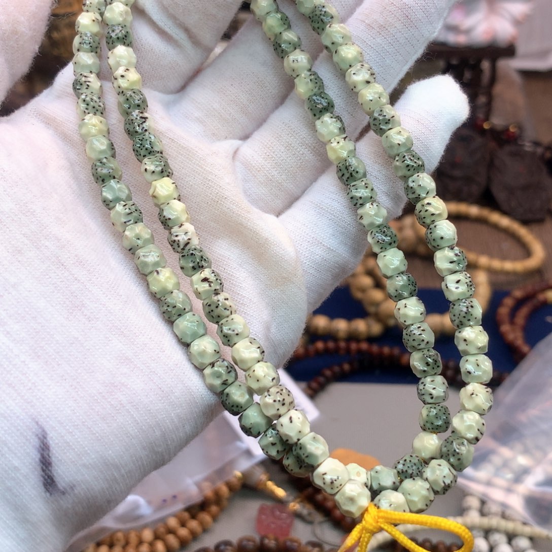 星月菩提吊坠6×5手工无相