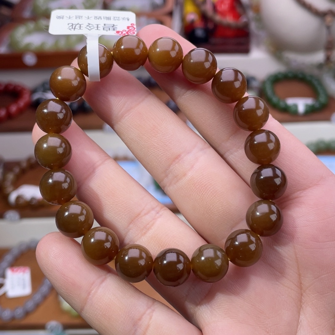和田玉未镶嵌手串10mm