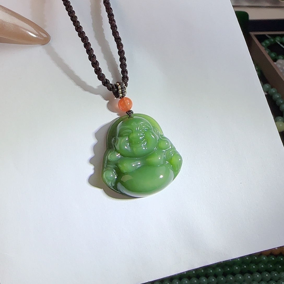 和田玉吊坠(不含链)未镶嵌