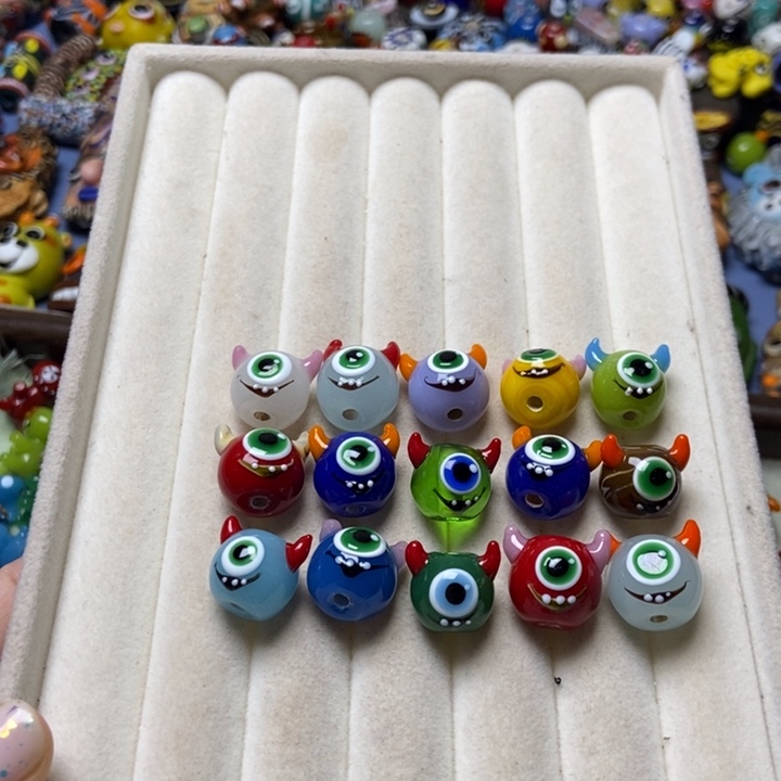 琉璃颈饰单眼小怪兽随机一个06