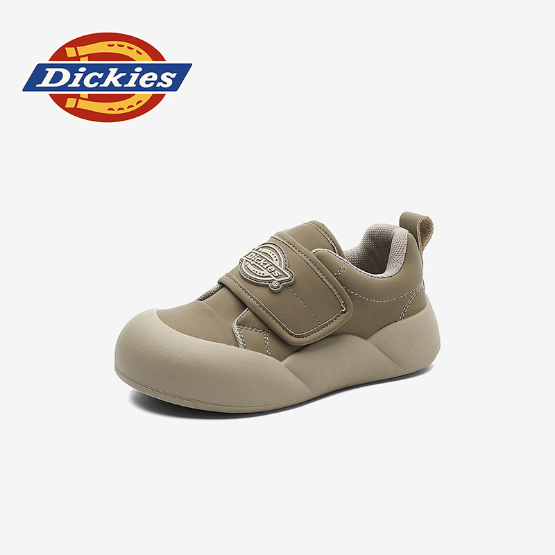 Dickies冬季新款百搭厚底儿童魔术贴舒适板鞋日常百搭亲子休闲鞋