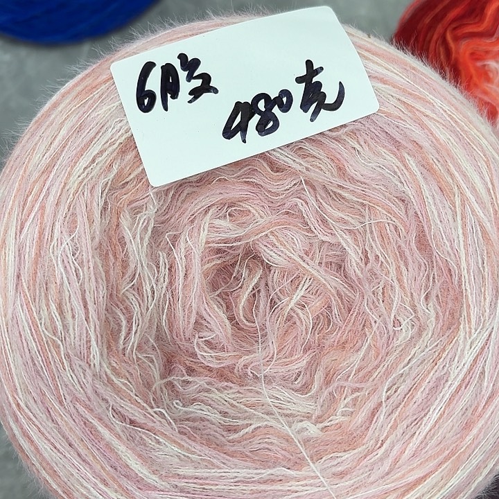 羊毛羊毛绒渐变蛋糕线
