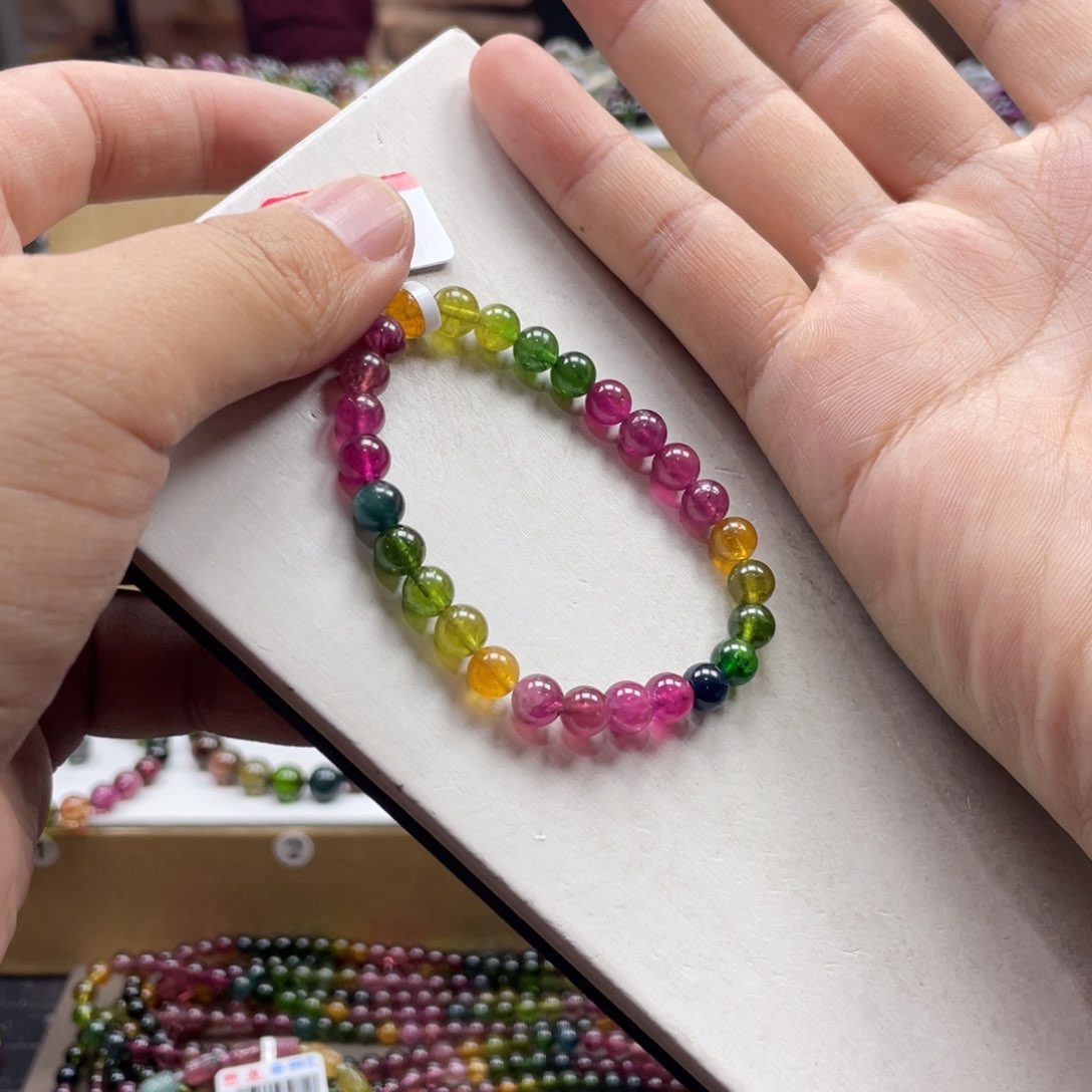 碧玺手串未镶嵌6.5mm.mmmmmmmmmm