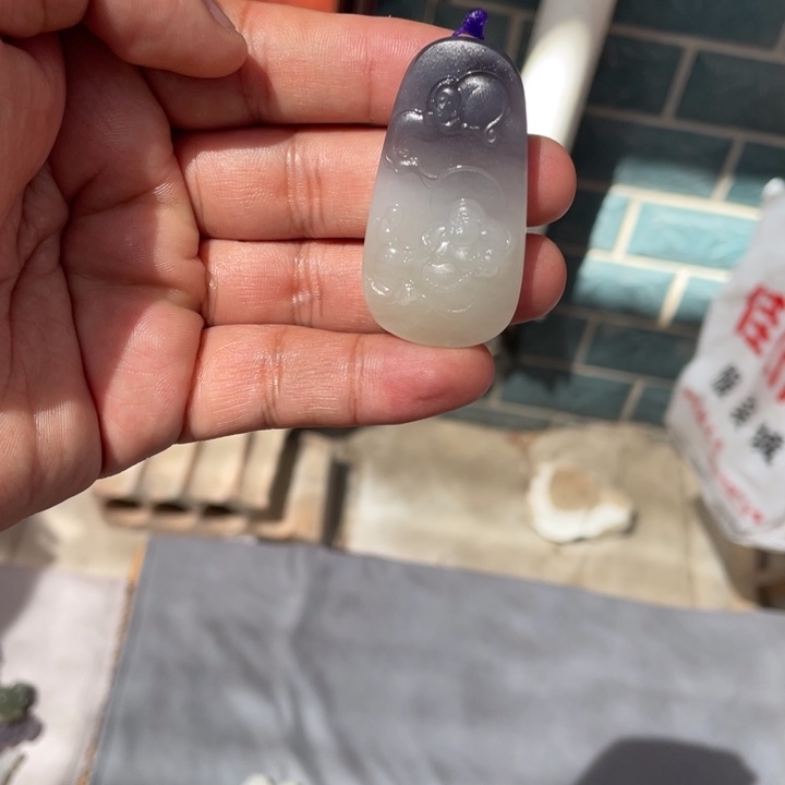 和田玉（糖玉）未镶嵌笔搁