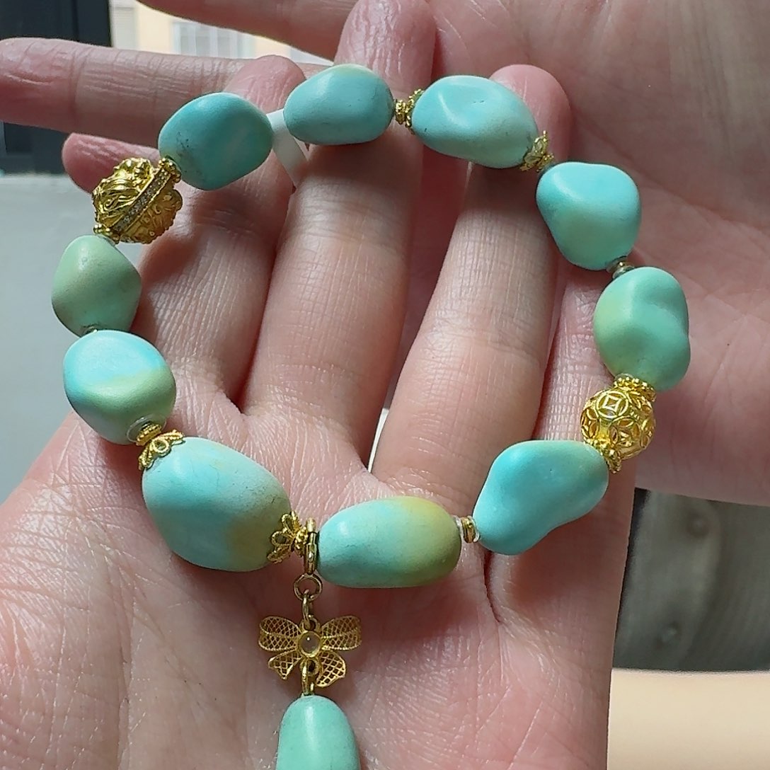 绿松石珠宝奇石未镶嵌