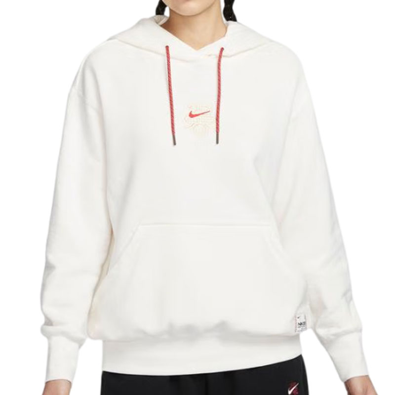 NIKE耐克女子AS W NSW OS PO HD针织连帽卫衣HV8461-133