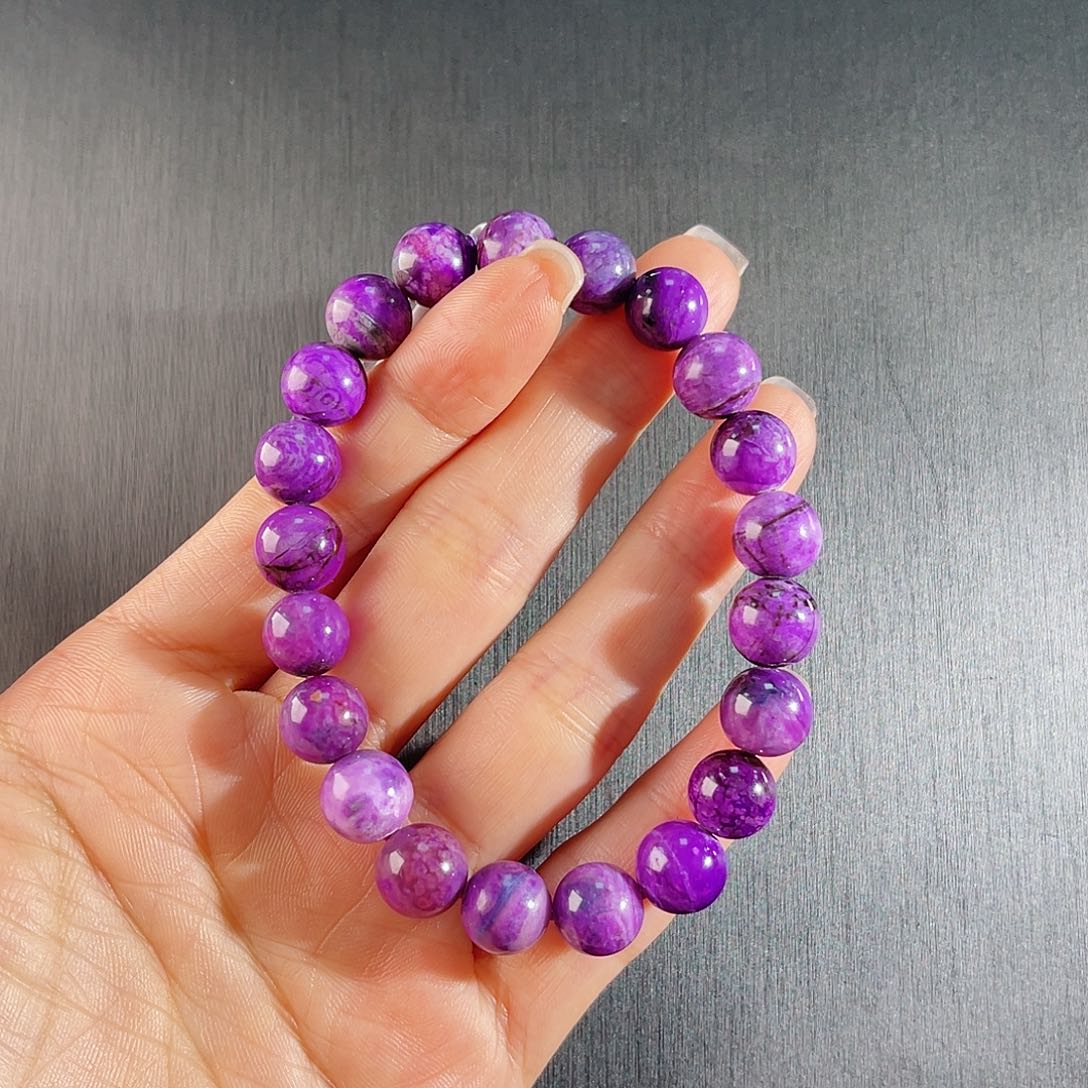 苏纪石（舒俱来）南非舒俱来老矿料手串未镶嵌