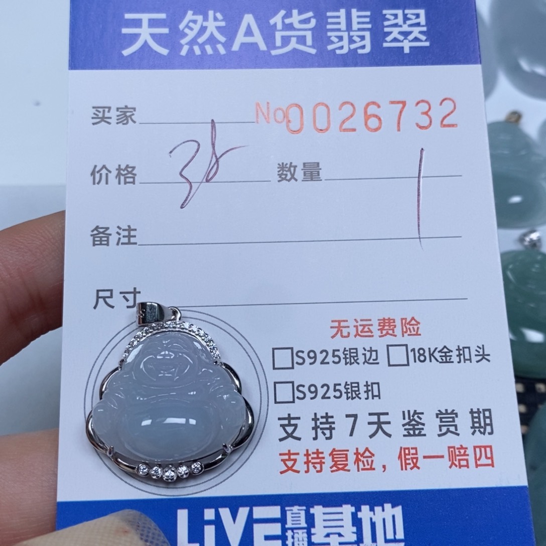 翡翠颈饰未镶嵌天然缅甸翡翠