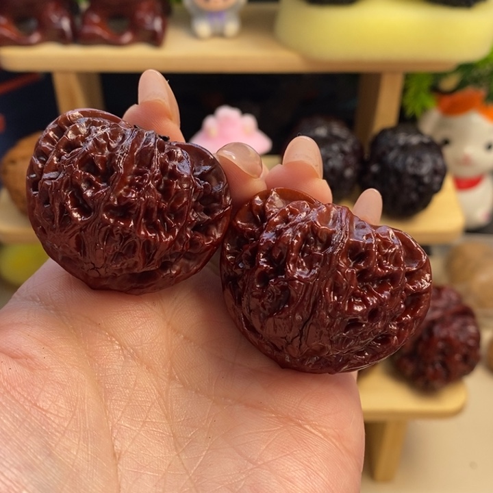 吊坠文玩核桃地闷红心宫灯41尺