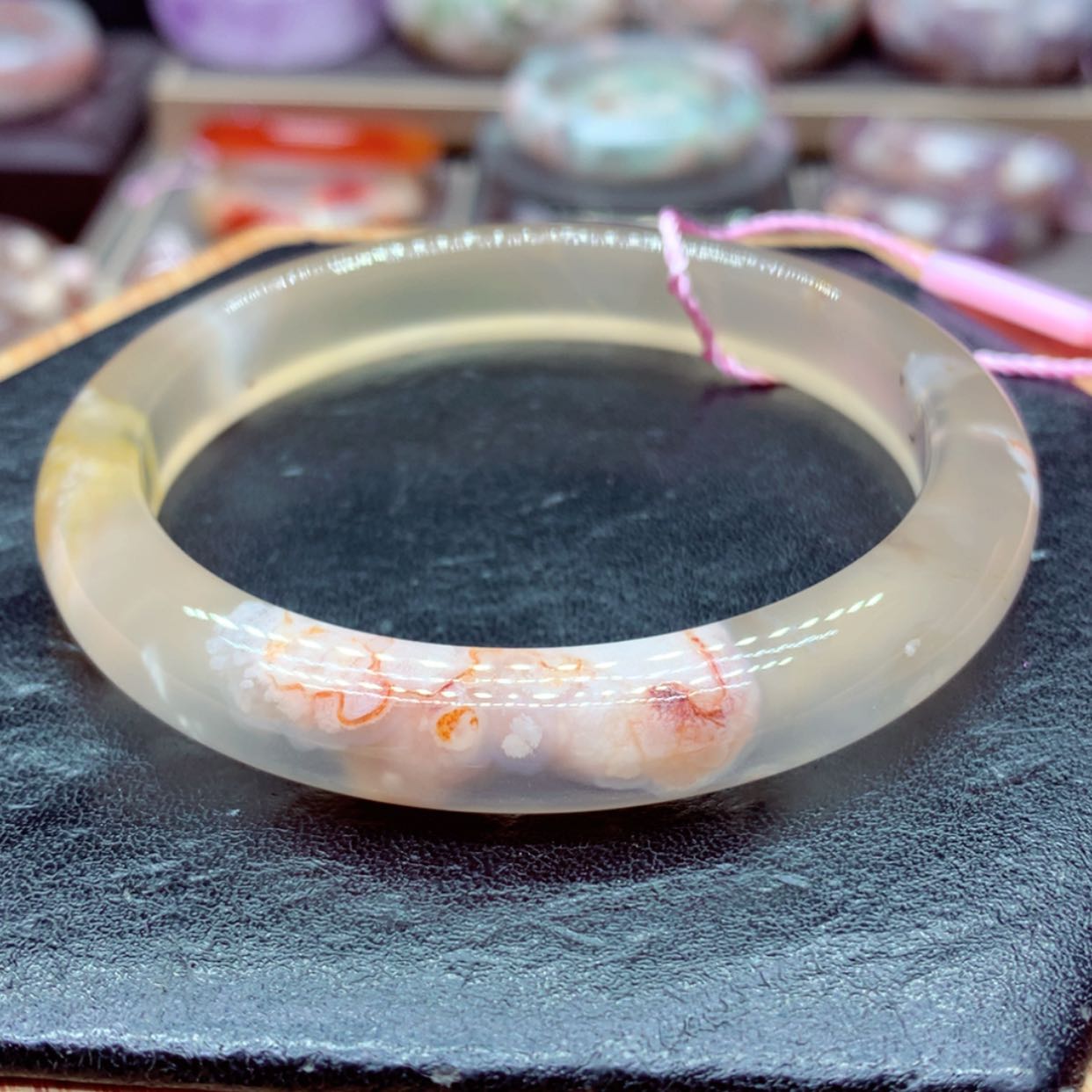 【闪购商品】玛瑙/玉髓手镯9未镶嵌小****！