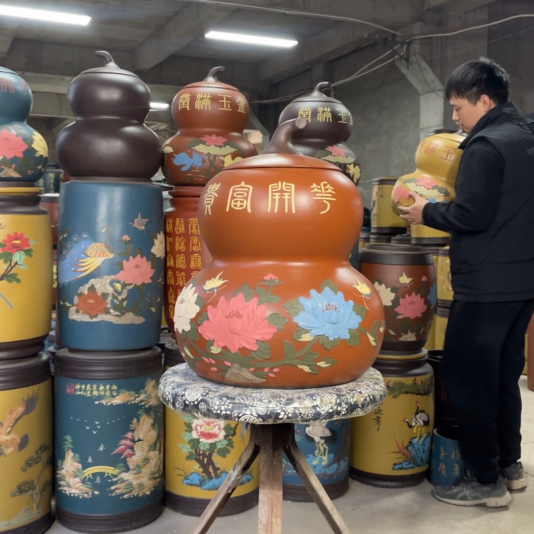 宜兴原矿紫砂茶叶罐