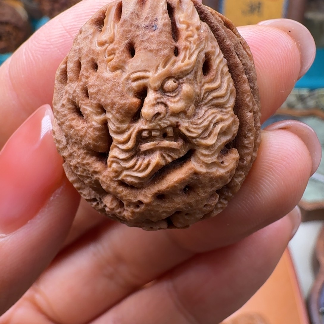 吊坠橄榄核核潮核雕手工制作