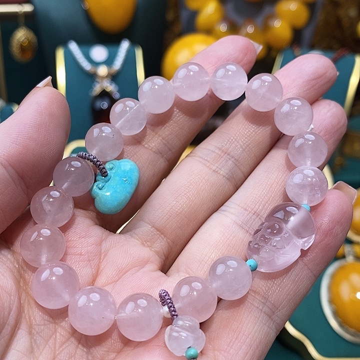 芙蓉石手串未镶嵌手串