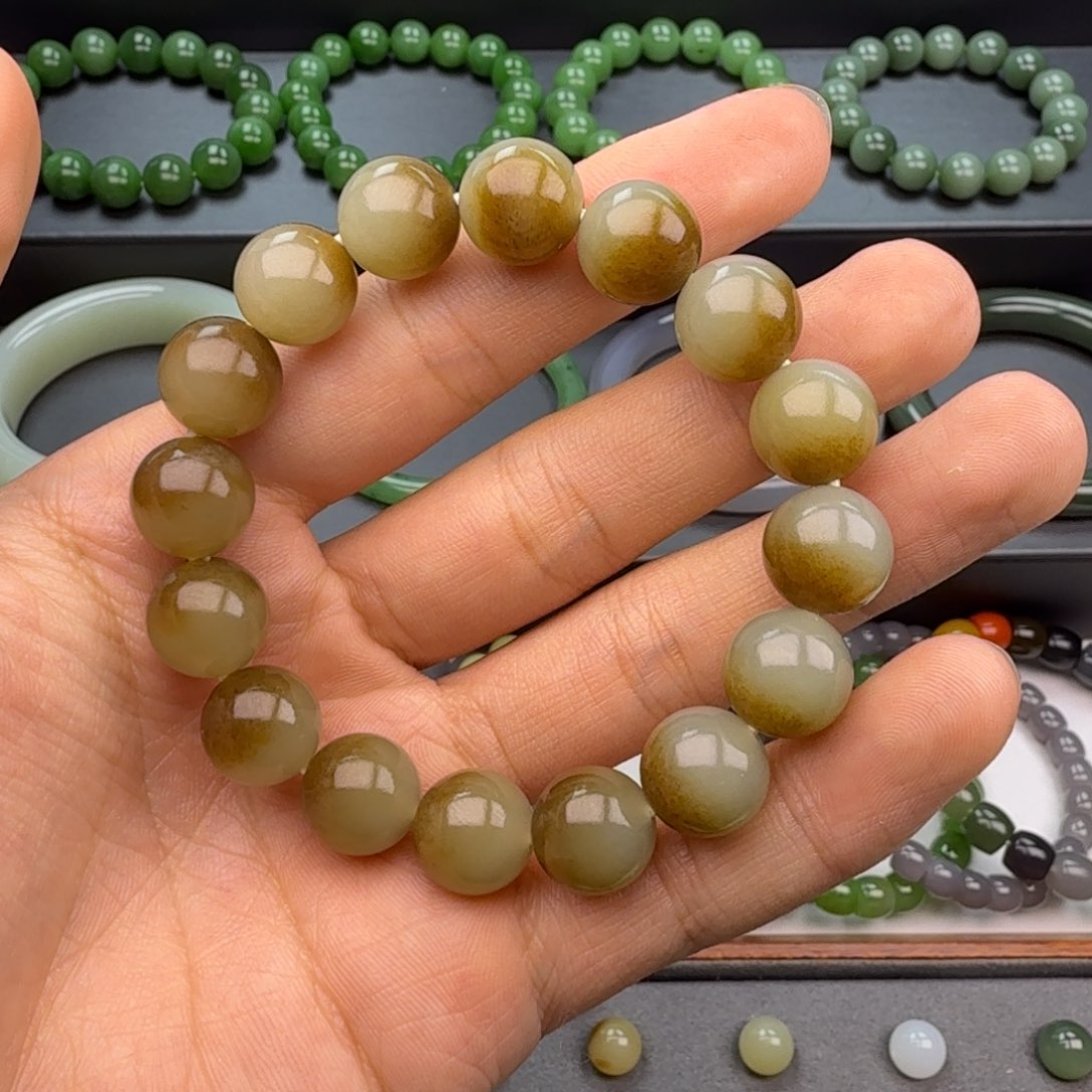 和田玉手串未镶嵌