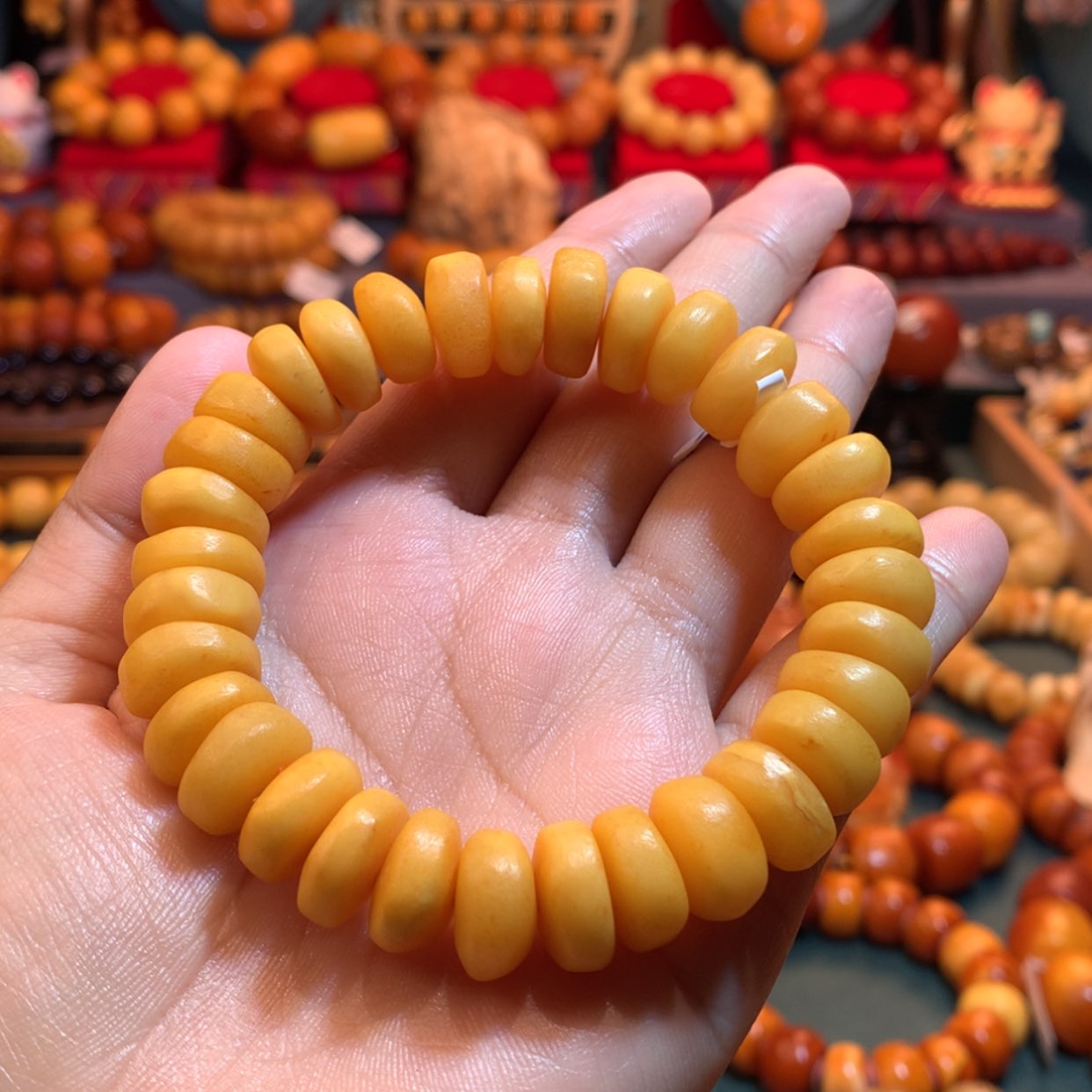 【闪购商品】蜜蜡手串未镶嵌蜜蜡手串