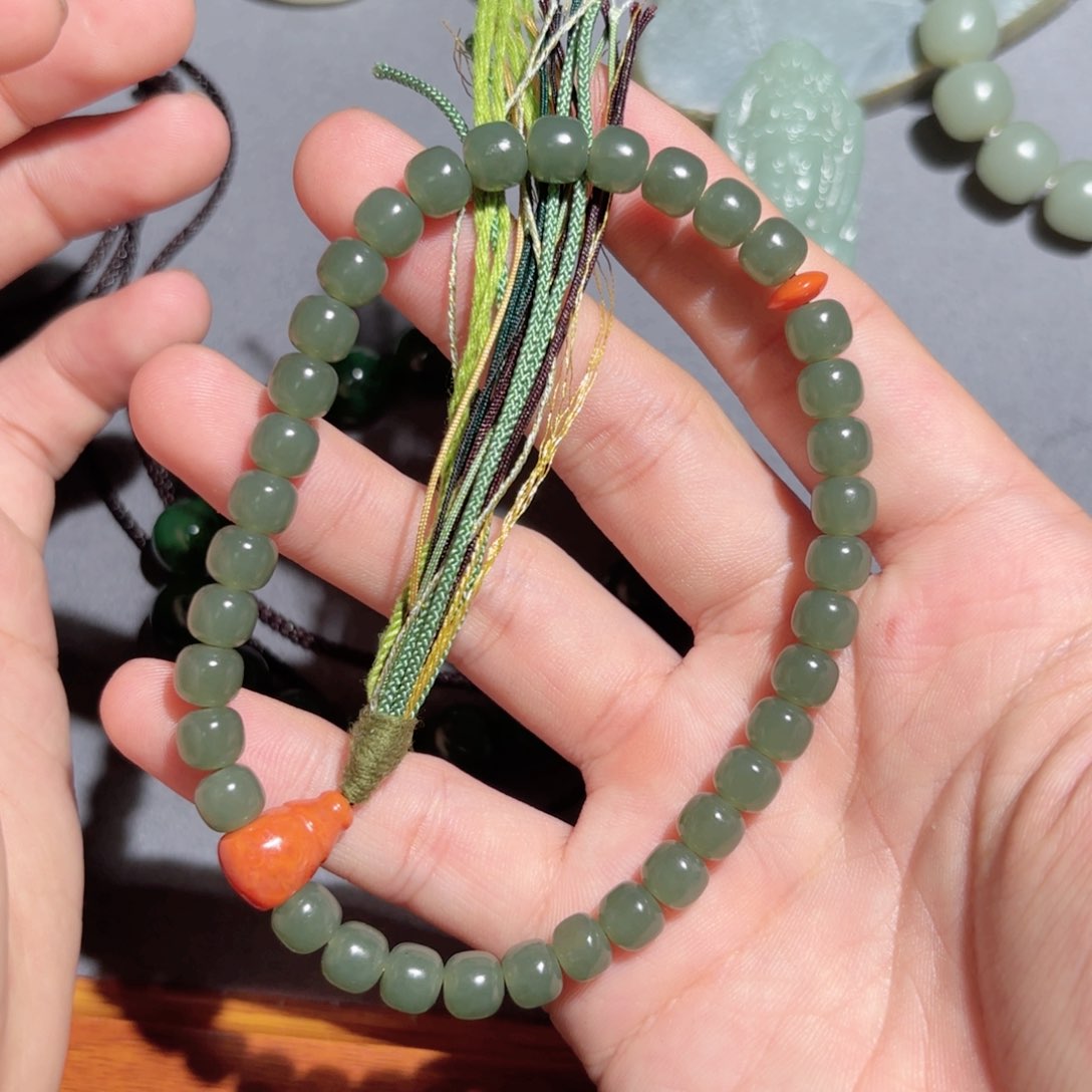 和田玉手链未镶嵌