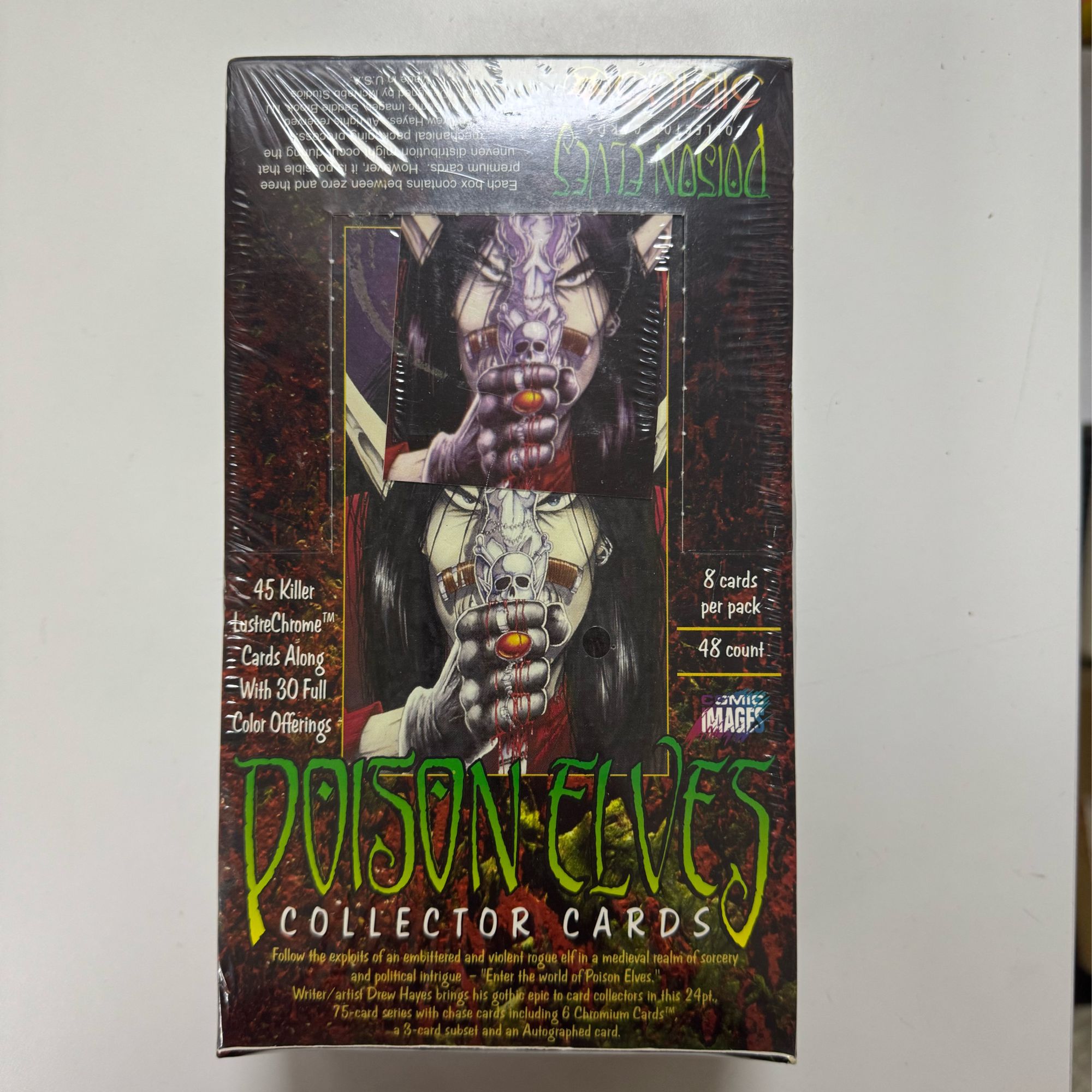 1996 美漫 收藏卡牌 毒药精灵 单包 (直播间拆）