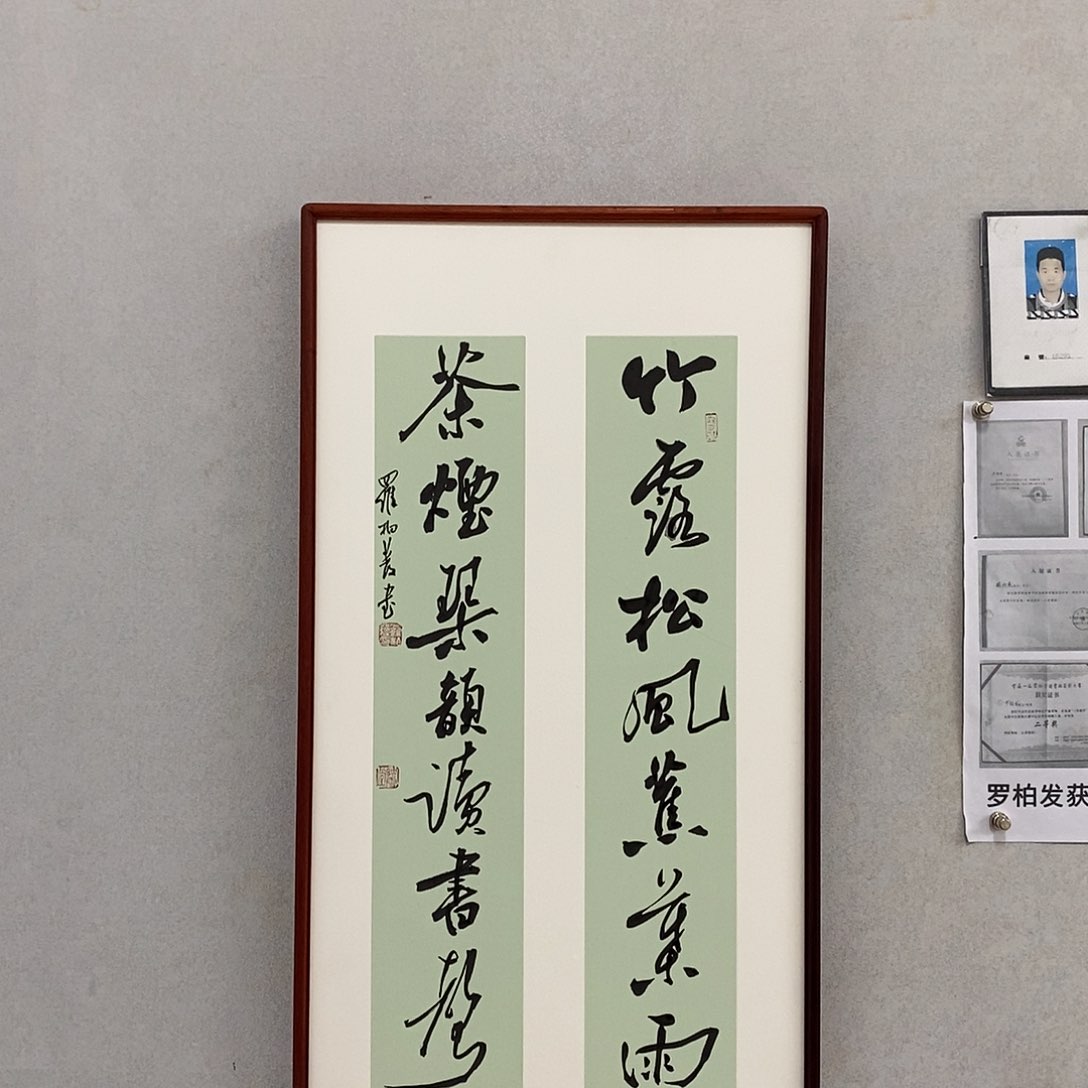 书法罗柏发老师的作品