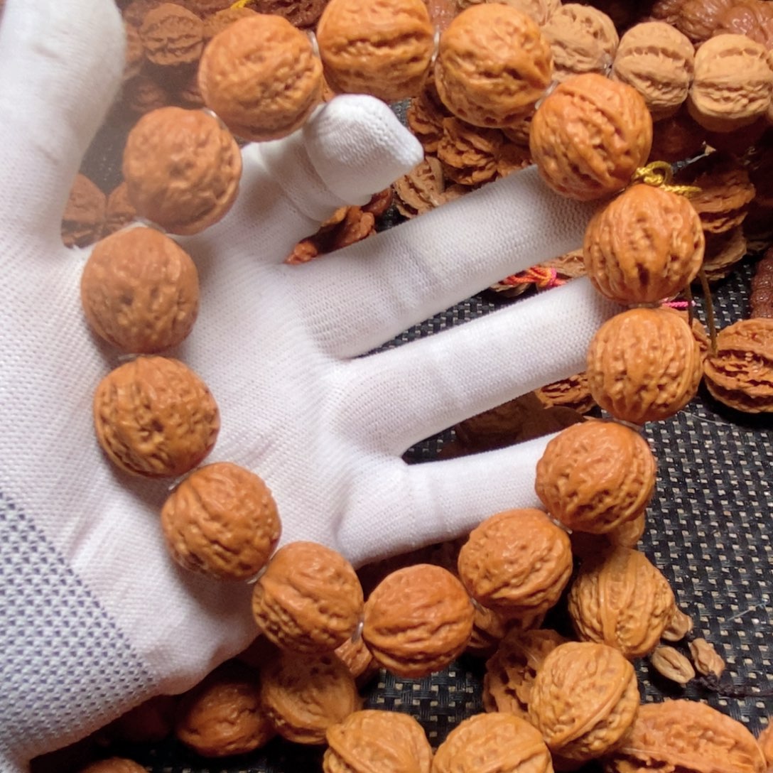 手串文玩核桃荔枝纹