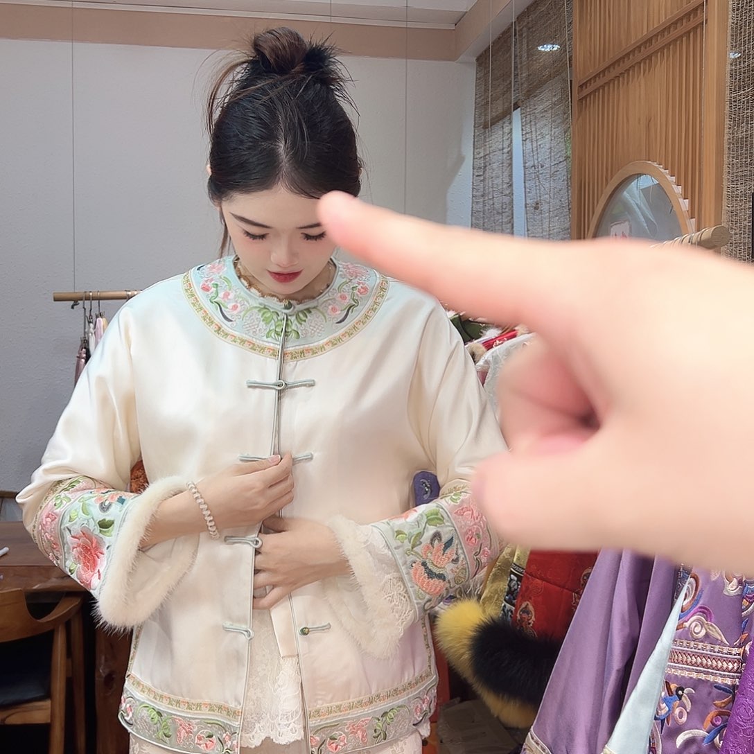 新中式女装醋酸外套419
