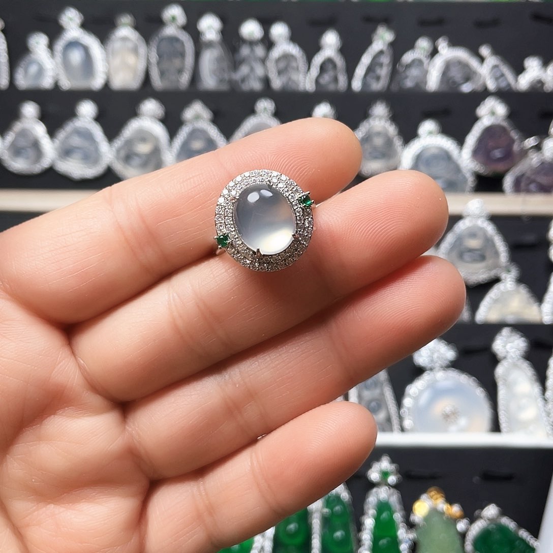 玛瑙/玉髓戒指合金