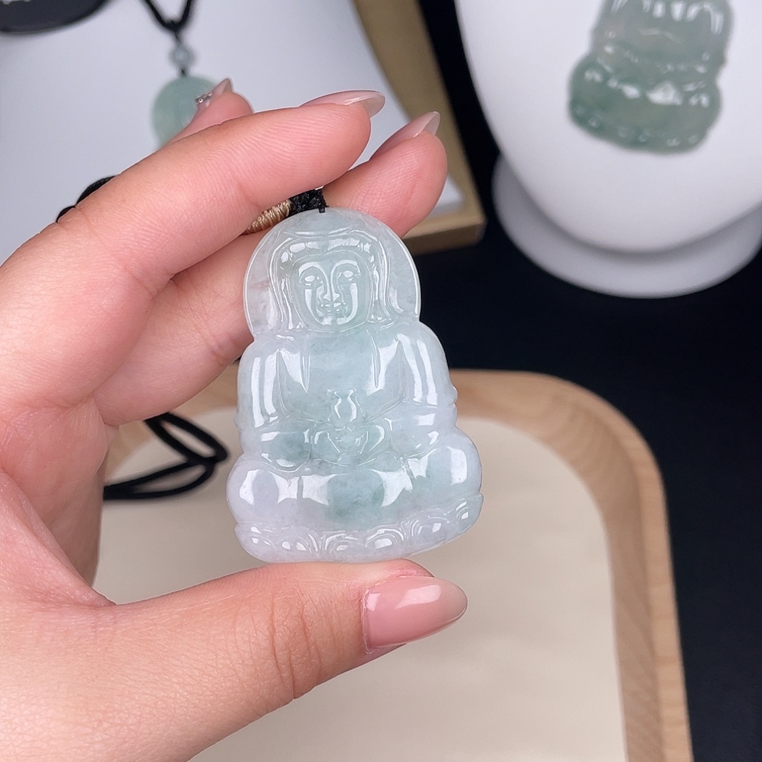 翡翠未镶嵌颈饰za030-19