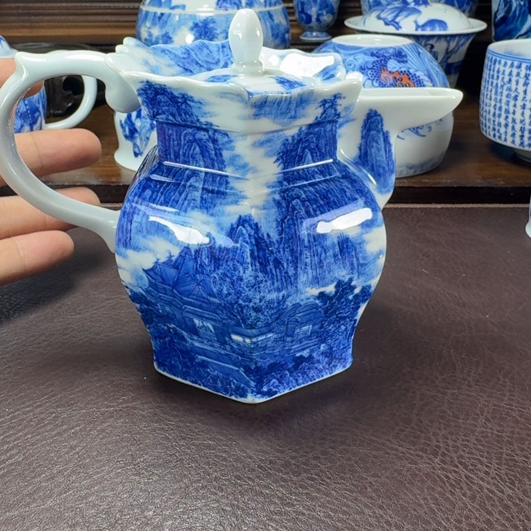 瓷片当代景德镇陶瓷手绘茶具