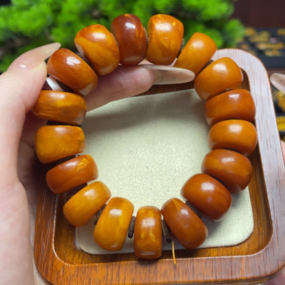 蜜蜡手链未镶嵌手串