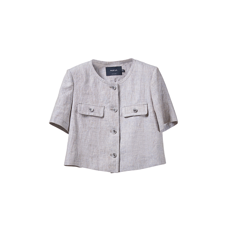 【羊羊粉丝专属】MOFAN摩凡夏季尽快短外套MBW561205