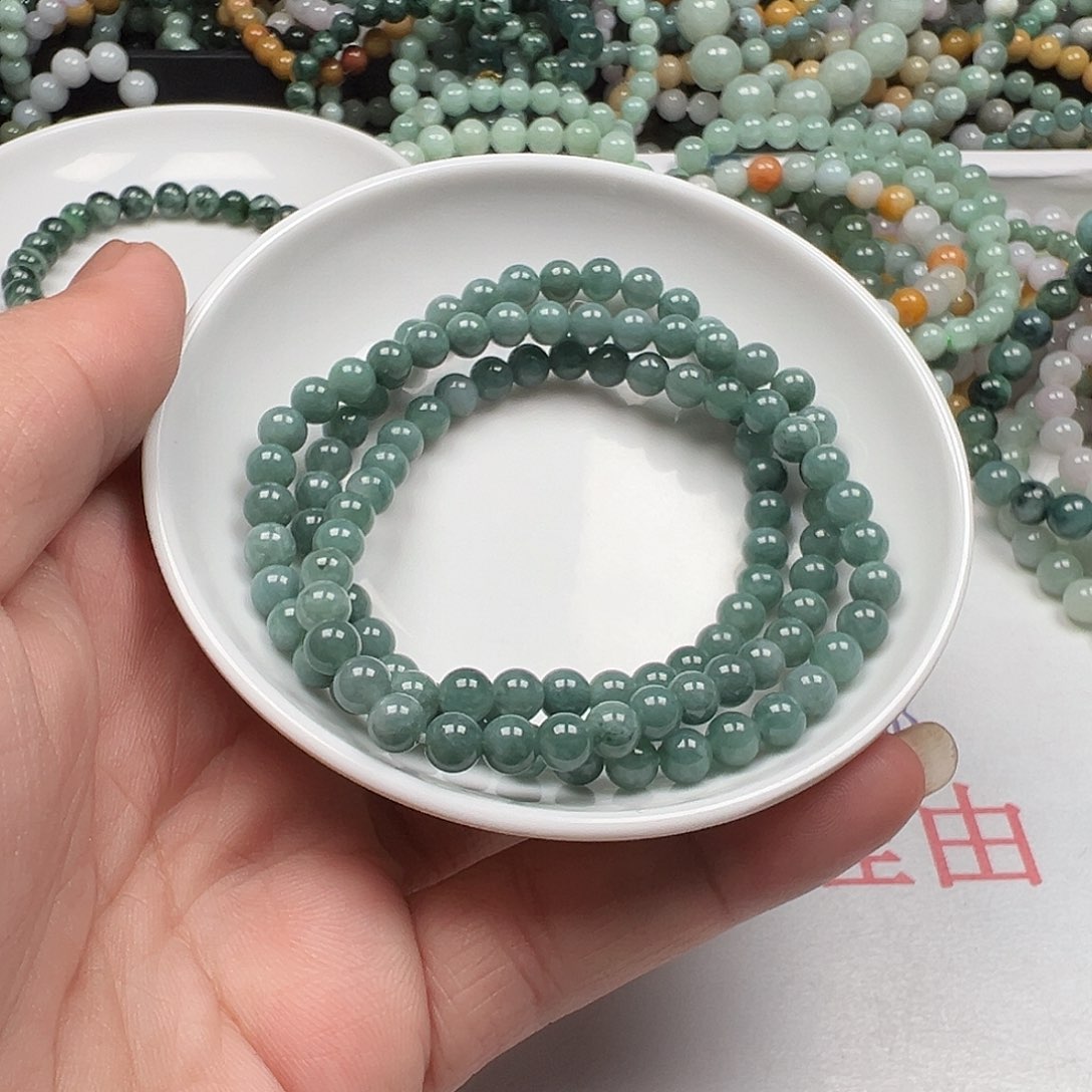 翡翠手链未镶嵌是****页货主老华货主老华