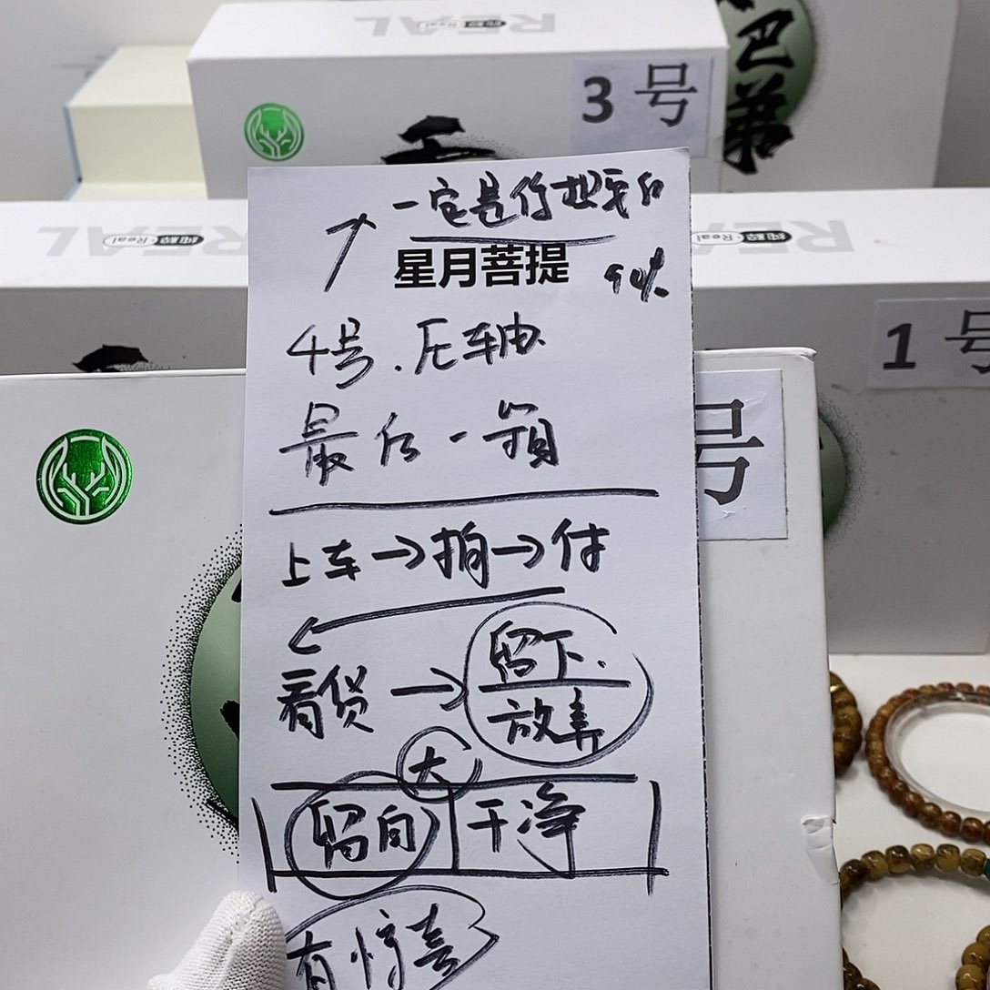 星月菩提手串44。  